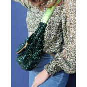 Banane Sequins vert - Glitter vert
