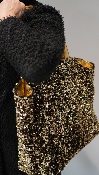 Cabas sequins Or - Glitter Or