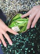 Banane Sequins vert - Glitter vert
