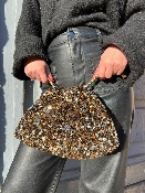 Bourse Sequins or - Glitter or