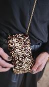  Etui téléphone sequins Or - Glitter Or